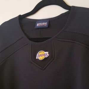 LAKERS Black Thermal Sports Pullover sz. L